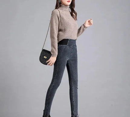 Elastische Taillen Skinny Jeans Damen für den Frühlingslook - Next Level