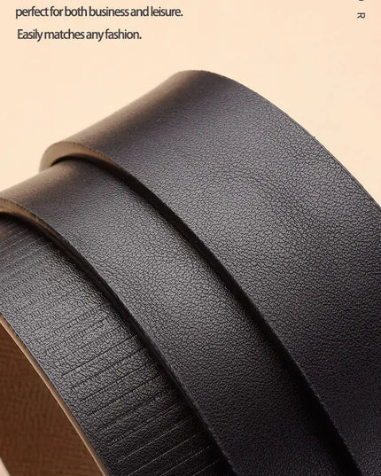 The New Buckle Toothless Automatic Belt for Effortless Style - Next Level