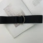 Belts for Women - Black Elastic Waist Belts for Women, Simple and Loose Design - Next Level
