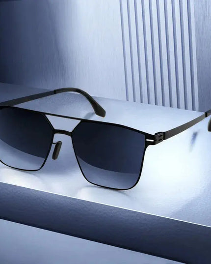 Polarized Sunglasses Men Fashion Square Big Frame for Stylish Eye Protection - Next Level