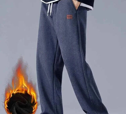 Winter Corduroy Sweatpants Herren mit Kordelzug - Next Level