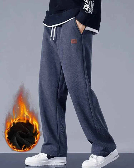 Winter Corduroy Sweatpants Men Drawstring - Next Level