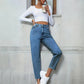 Benuynffy Vintage Women's Jeans American Basic - Next Level