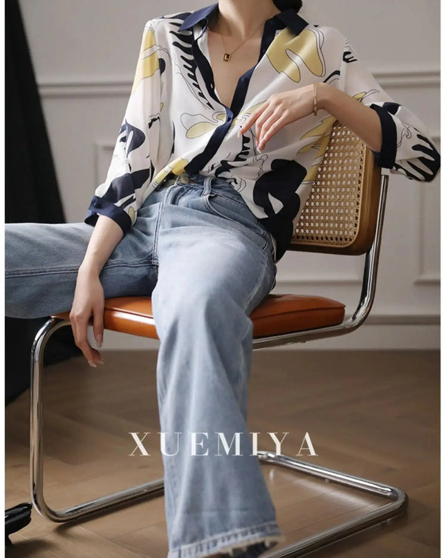 Fashion Luxury Ladies Shirt France Style Woman Printing - Next Level