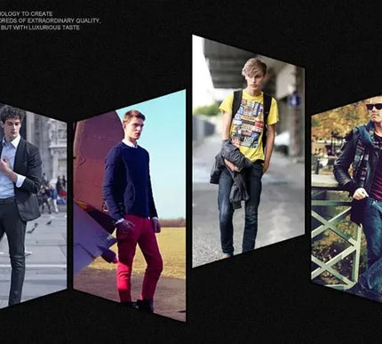 Herren Luxus Gürtel mit Pin-Buckle und Letter Print – Stilvoller Aufstieg - Next Level