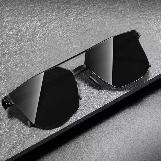Polarized Sunglasses Men Fashion Square Big Frame for Stylish Eye Protection - Next Level