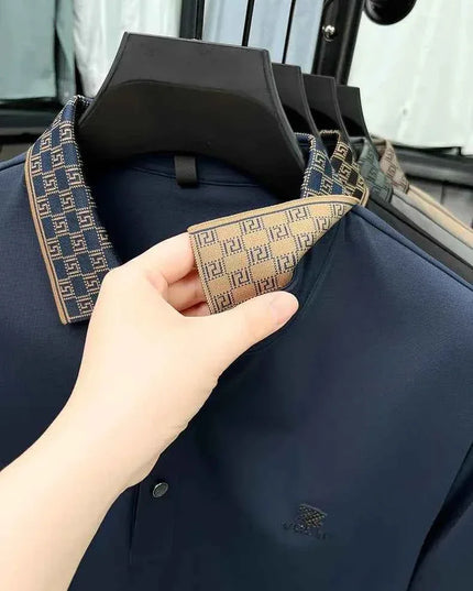 Designer Luxury Men's Polo Shirt Lapel Z Embroidered - Next Level