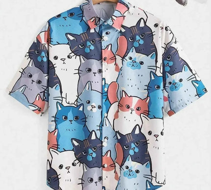 Unisex Mode mit Katzenmotiv - Niedlicher Druck für lässige Herrenbekleidung - Next Level