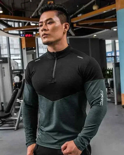 Mens Gym Compression Shirt Male Rashgard Fitness - Next Level