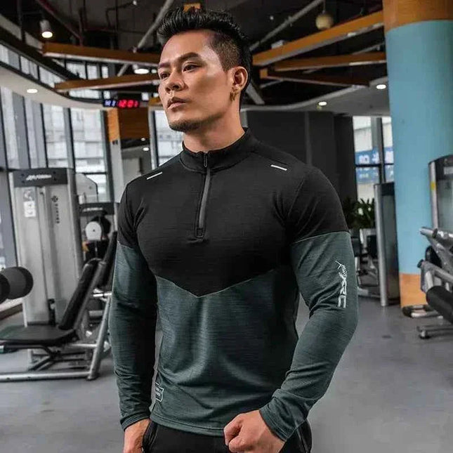 Mens Gym Compression Shirt Male Rashgard Fitness - Next Level