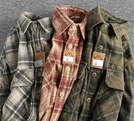 Retro Herrenhemd Vintage Style - Stilvolles Freizeithemd für Männer - Next Level