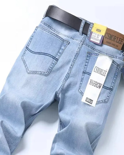 Herren-Jeans Sommer-Style – Slim Fit Denim Hose