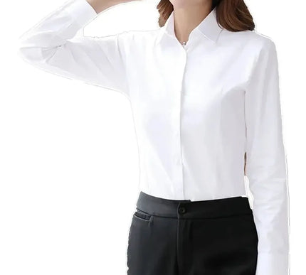 Elegantes weißes Damen Langarmshirt - Stilvoll & Vielseitig für jeden Anlass - Next Level