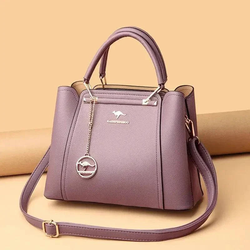 Collection of soft leather purses in various styles and colors showcasing elegant, high-quality craftsmanship