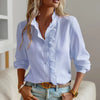 Women's Elegant Office Shirt - Solid Color Long Sleeve for Modern Professionals - Next Level