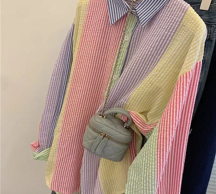 Damen gestreifte Bluse - Modische gestreifte Shirts für Frauen - Next Level