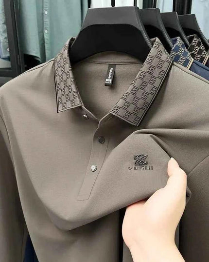 Designer Luxury Men's Polo Shirt Lapel Z Embroidered - Next Level