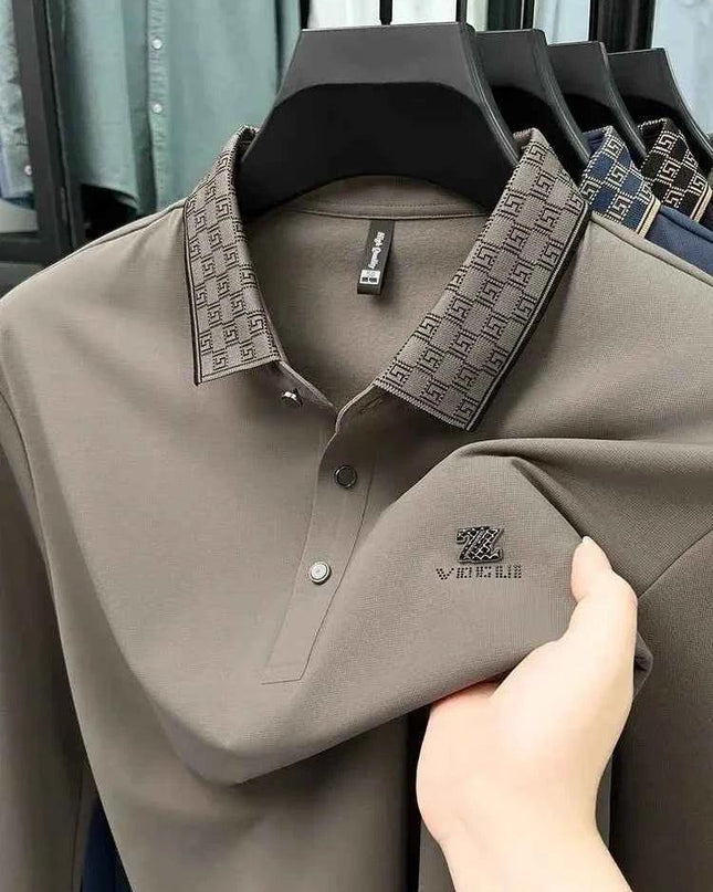 Designer Luxury Men's Polo Shirt Lapel Z Embroidered - Next Level