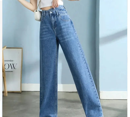 Stylische Baumwolljeans Damen weite Beinform für mühelosen Chic - Next Level