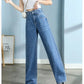 High Quality Wide Leg Cotton Jeans for Women - Stylish Denim Fashion - Next Level