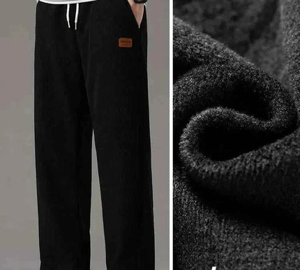 Winter Corduroy Sweatpants Herren mit Kordelzug - Next Level