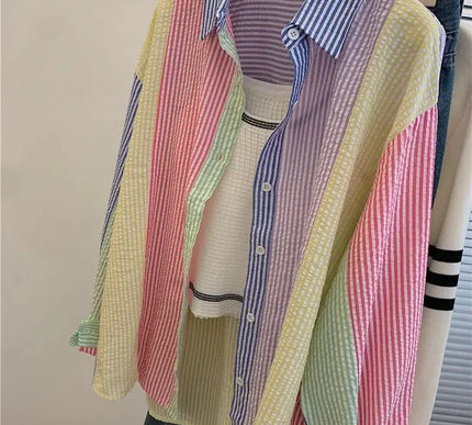 Damen gestreifte Bluse - Modische gestreifte Shirts für Frauen - Next Level