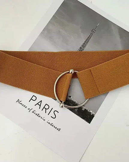 Belts for Women - Black Elastic Waist Belts for Women, Simple and Loose Design - Next Level