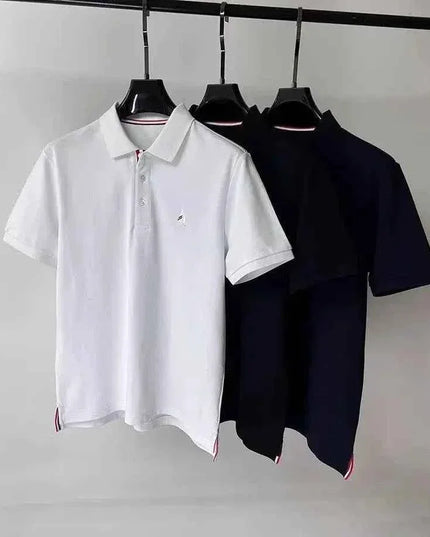 Brand Luxury Men's Polo Shirt Lapel Sailboat Embroidered - Next Level