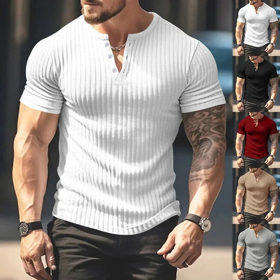 Herren Henley Shirt