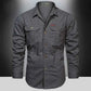 Cargo Shirts for Men Long Sleeve Casual Cotton Shirts - Next Level