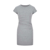 Figurbetonendes Basic-Kleid mit Kurzarm & hoher Taille - Midi-Länge in 7 Farben Next Level