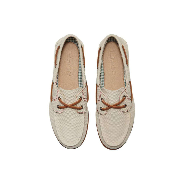 Timberland Damen Mokassins – Leder Slipper in Beige Next Level