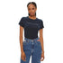 Damen T-Shirt von Tommy Hilfiger Jeans in lässigem Design mit Logo, perfekt für Freizeit und Alltag.