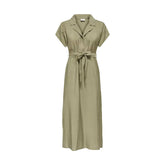Jacqueline De Yong Damen Kleid in floraler Optik mit Ärmeln und schmaler Silhouette, ideal für Freizeit und besondere Anlässe.