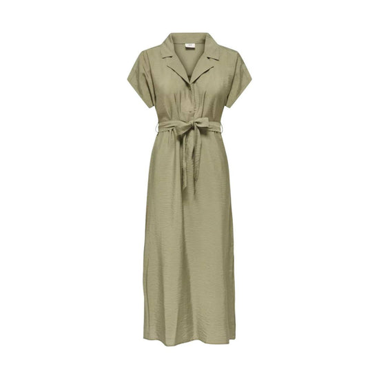 Jacqueline De Yong Damen Kleid in floraler Optik mit Ärmeln und schmaler Silhouette, ideal für Freizeit und besondere Anlässe.