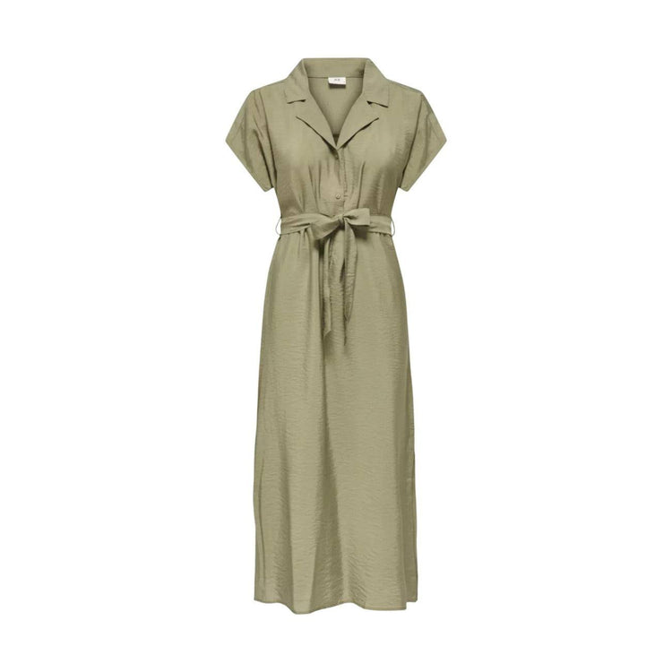 Jacqueline De Yong Damen Kleid in floraler Optik mit Ärmeln und schmaler Silhouette, ideal für Freizeit und besondere Anlässe.