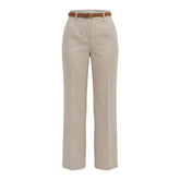 Damenhose von Artigli, elegante Kleidungshose in dunkler Farbe, mit glatter Passform und stylischem Design.