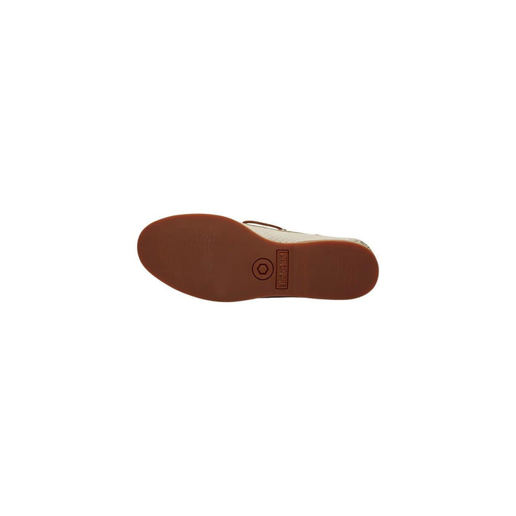 Timberland Damme Mokassins in brown leather, showcasing a classic moccasin design with stitched detailing and soft soles.