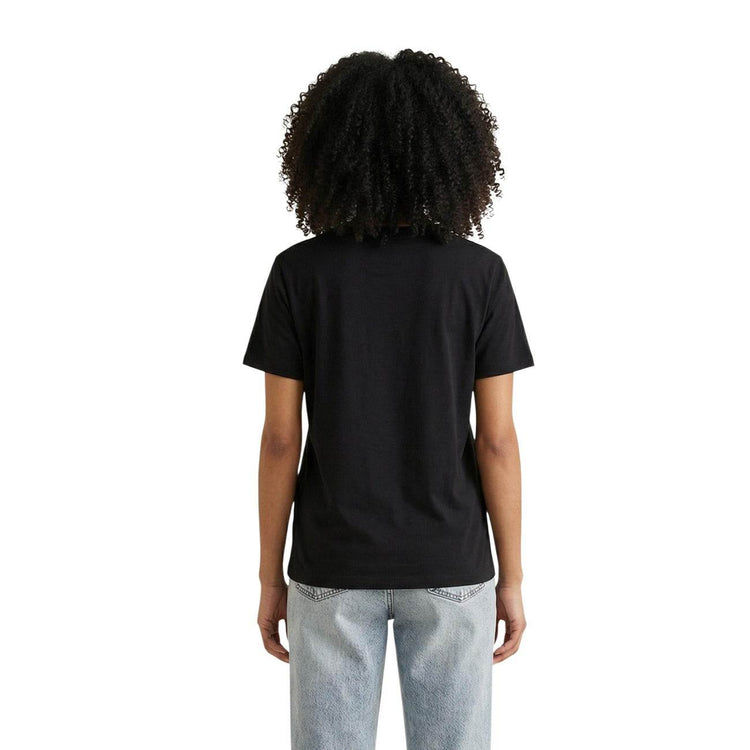 Calvin Klein Jeans Damen T-Shirt mit dezentem Logo und klassischer Passform