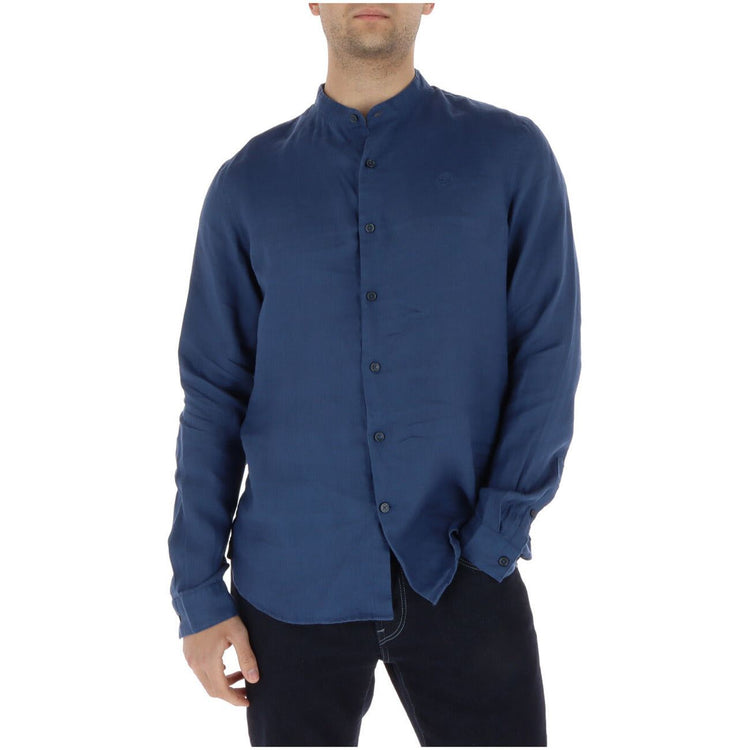 Timberland Herren Hemd in klassischem Design, langärmlig mit Button-Down-Kragen und kariertem Muster.