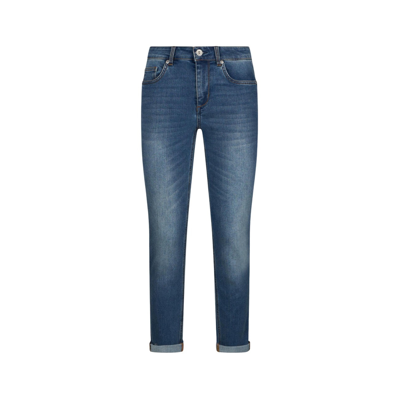 Liu Jo Damenjeans blaue Slim Fit Designerjeans aus Baumwoll-Stretch