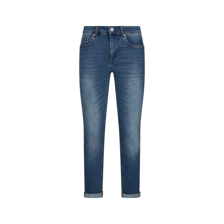 Liu Jo Damenjeans blaue Slim Fit Designerjeans aus Baumwoll-Stretch
