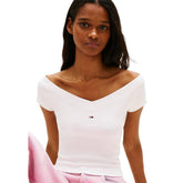 Tommy Hilfiger Jeans Damen Top in casual style, featuring a stylish design and comfortable fit.