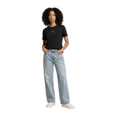 Calvin Klein Jeans Damen T-Shirt weiß mit Logo, bequem und stylisch
