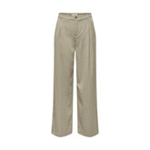 Damenhose von Jacqueline De Yong in dunkler Farbe, bequemes Kleidungsstück mit geradem Schnitt und elastischem Bund.