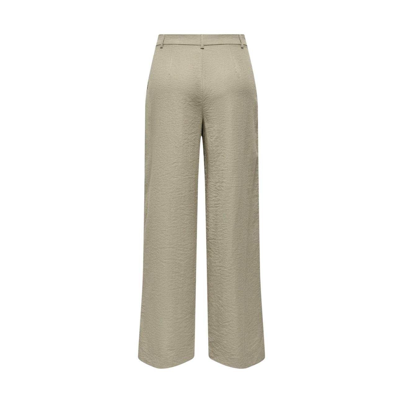 Damenhose von Jacqueline De Yong, bequeme Kleidung Hosen, in lockerer Passform, aus weichem Stoff, schwarz, auf einem Kleiderbügel hängend